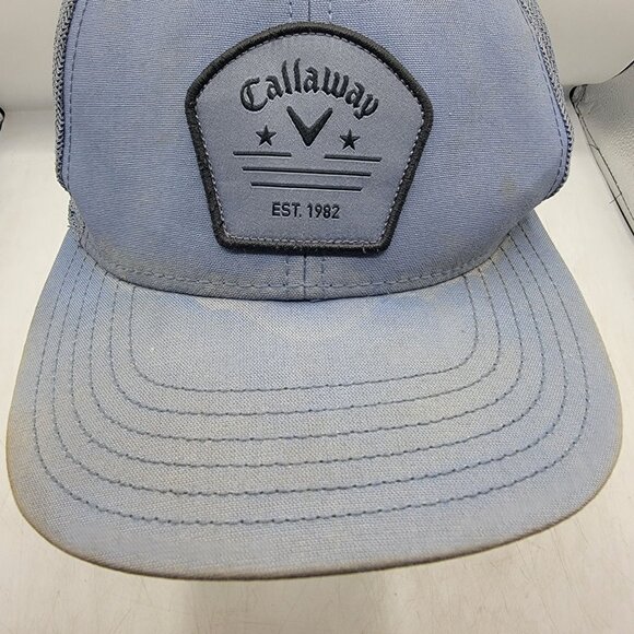 Callaway TPC Tampa Bay Mens Blue Golf Hat Adjustable Snapback Trucker Cap - Picture 5 of 9